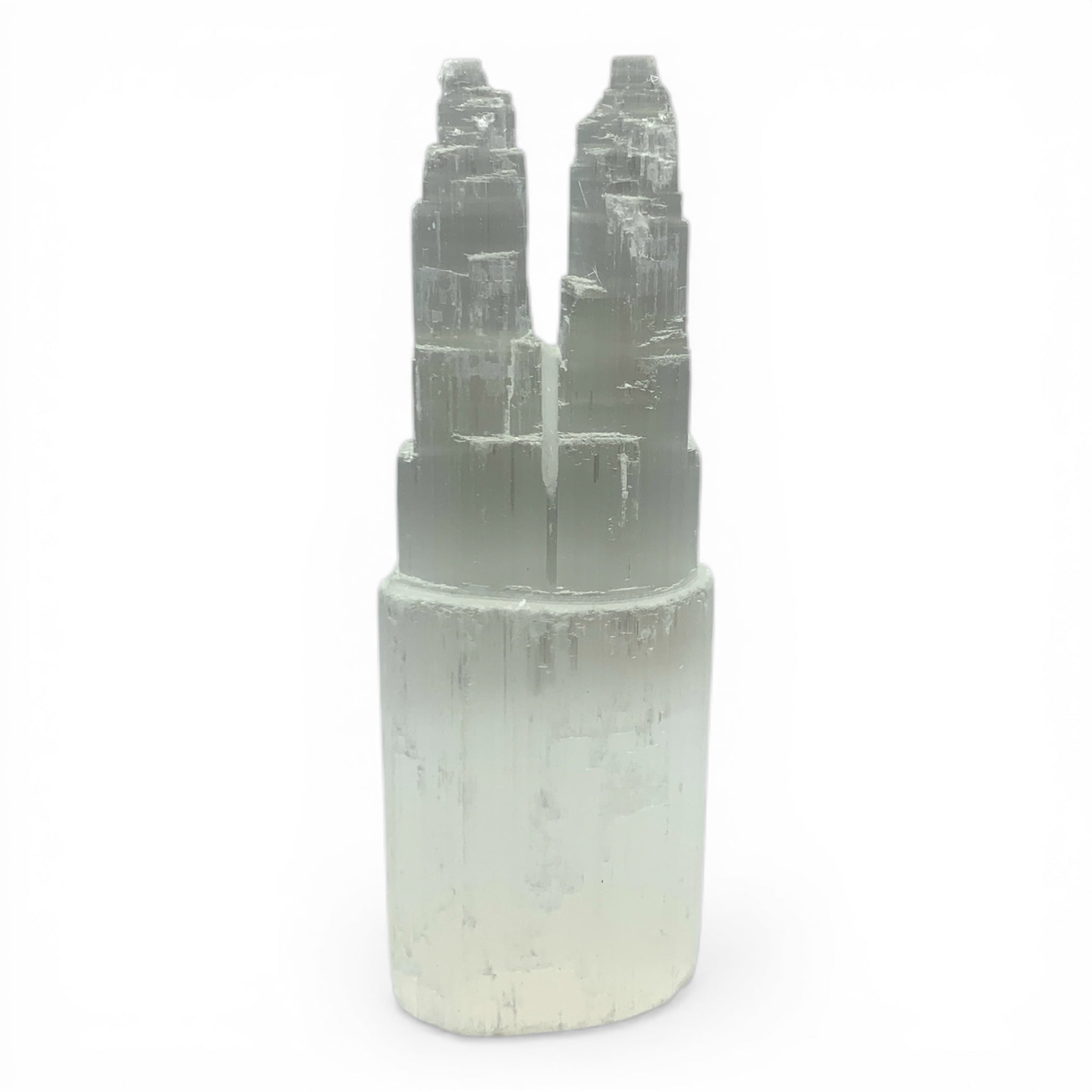 Selenite Double Tower $40